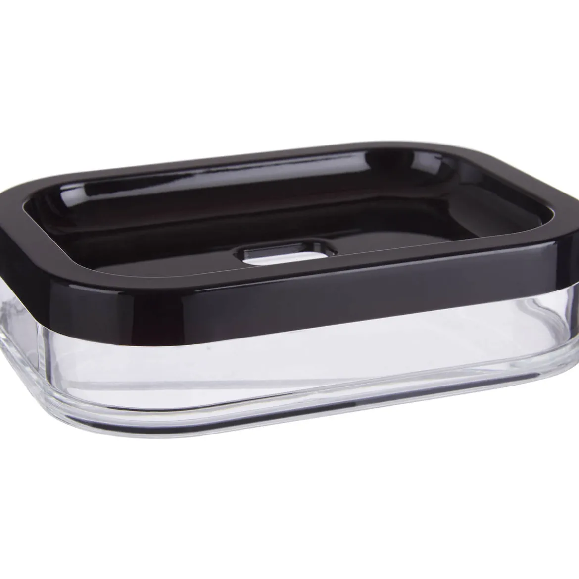Ando Soap Dish - Black Acrylic