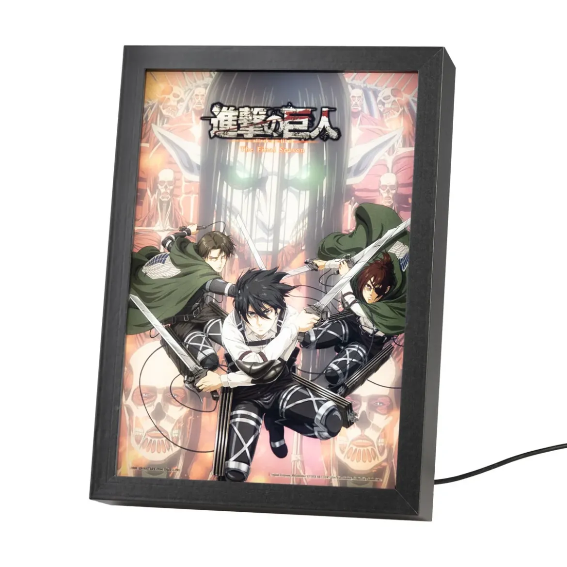 Attack On Titan LED Framed Print