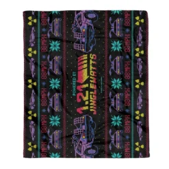 Back To The Future Jingle Watts Fleece Blanket