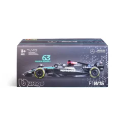 Bburago F1 Mercedes AMG W15 2024 With Russell Helmet 1:43 Scale Model