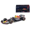 Bburago F1 Red Bull Racing RB18 2022 With Verstappen Helmet 1:43 Scale Model