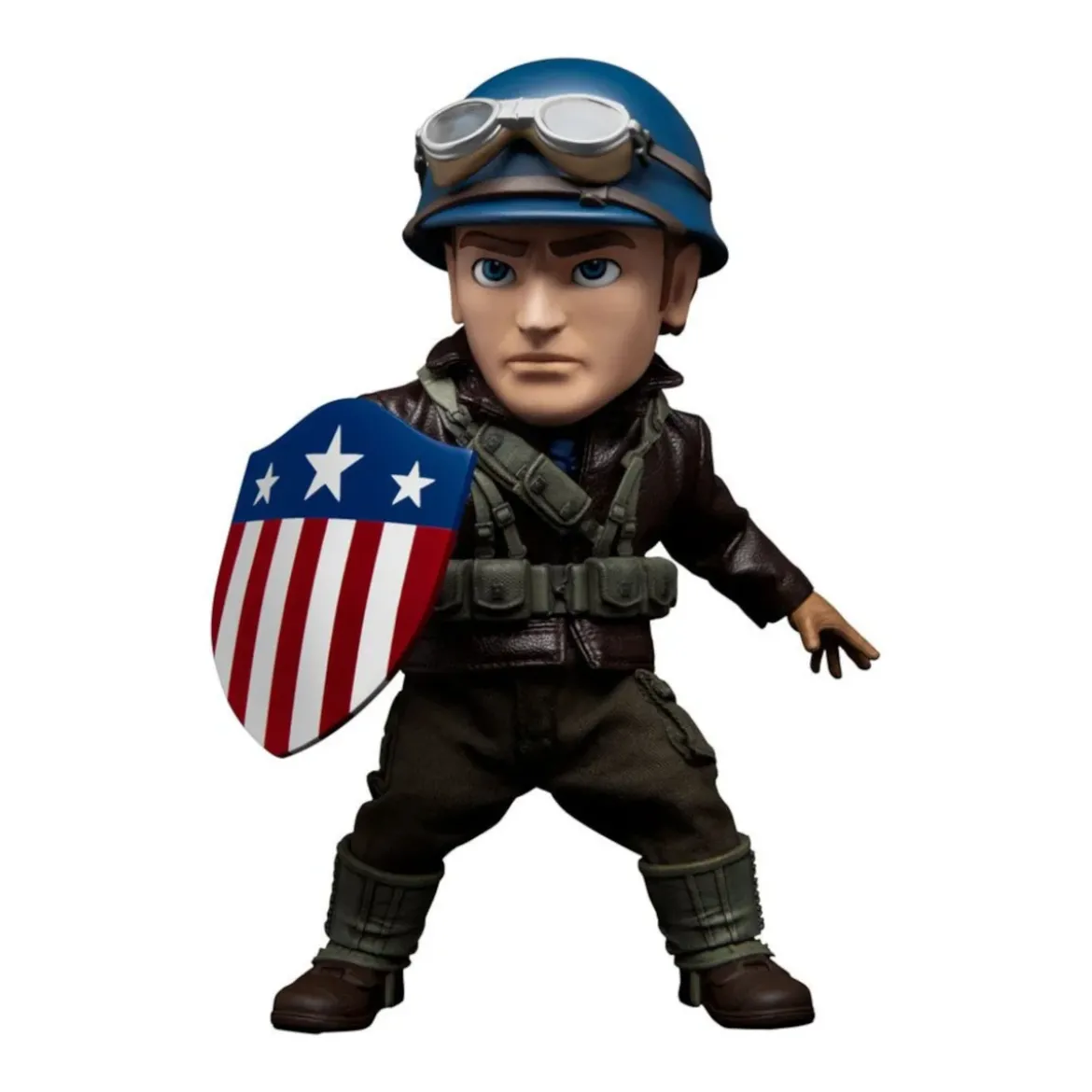 Beast Kingdom Marvel Captain America The First Avenger Egg Attack Action Figure DX Version (17 cm)