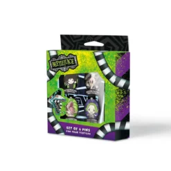 Beetlejuice Set Of 4 Pins