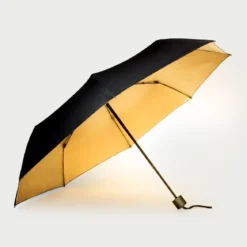 Black and Gold Umbrella