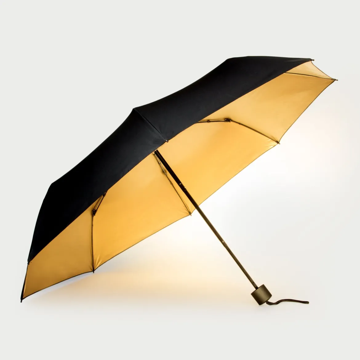 Black and Gold Umbrella