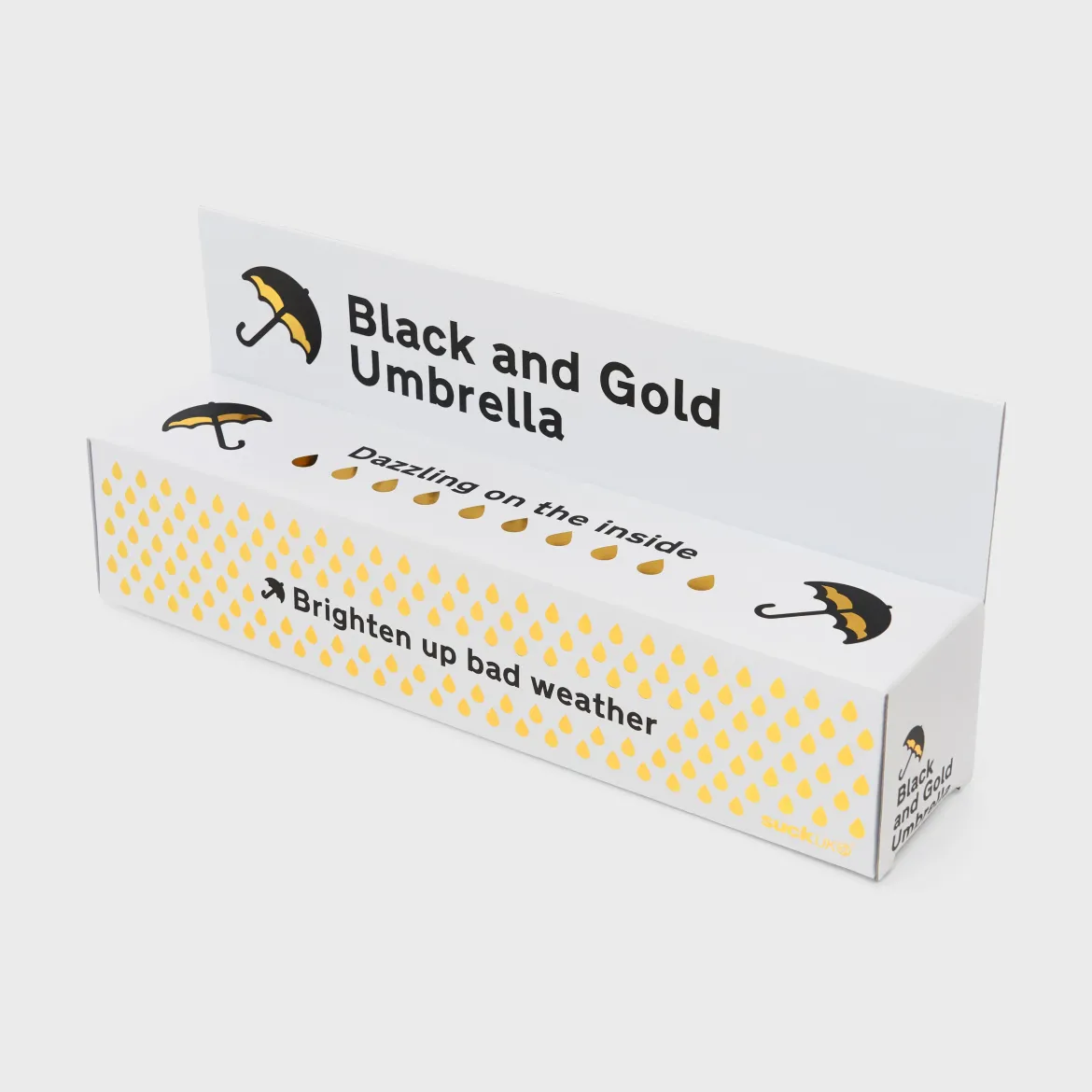 Black and Gold Umbrella