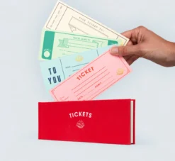 Blank Ticket Book