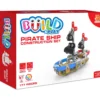 Build & Play Kids Pirate Ship Construction Set Toy