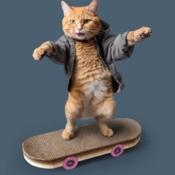 Cat Scratch Skateboard