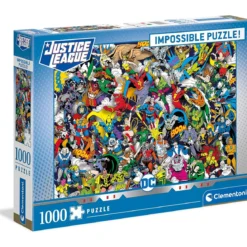 Clementoni Dc Justice League 1000 Piece Impossible Jigsaw Puzzle