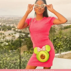 Danielle Nicole Minnie Mouse Avocado Cross Body Bag