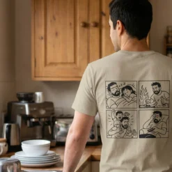 Day In The Life Of Dad Comic Strip T-Shirt
