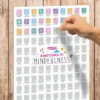 100 Day Mindfulness Challenge Scratch Poster