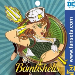 DC Bombshells Mera Badge Pin