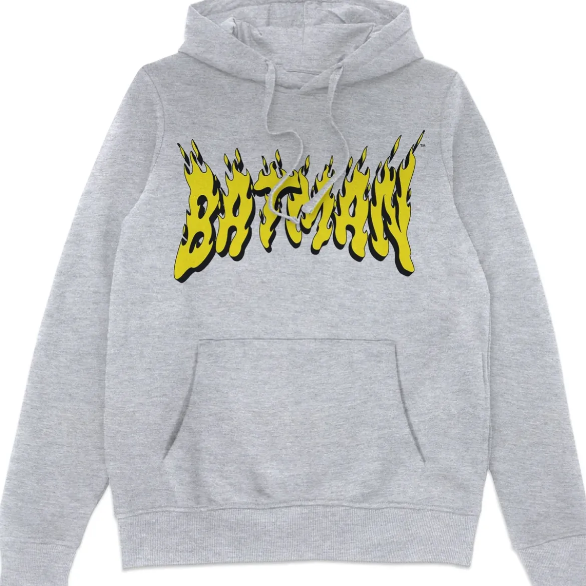 DC Comics Batman Text Fire Hoodie