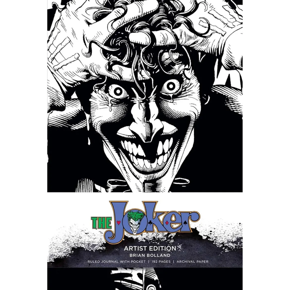 DC Comics Joker Hardcover Ruled Journal Artist Edition