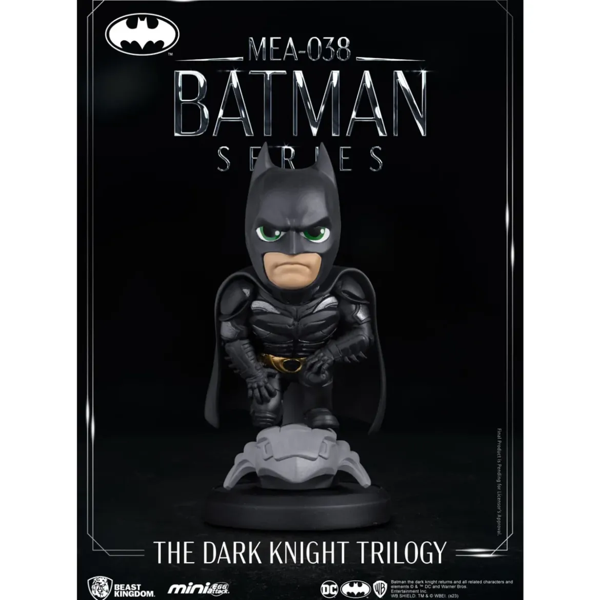 DC Comics Mini Egg Attack Figure The Dark Knight Trilogy Batman 8 cm
