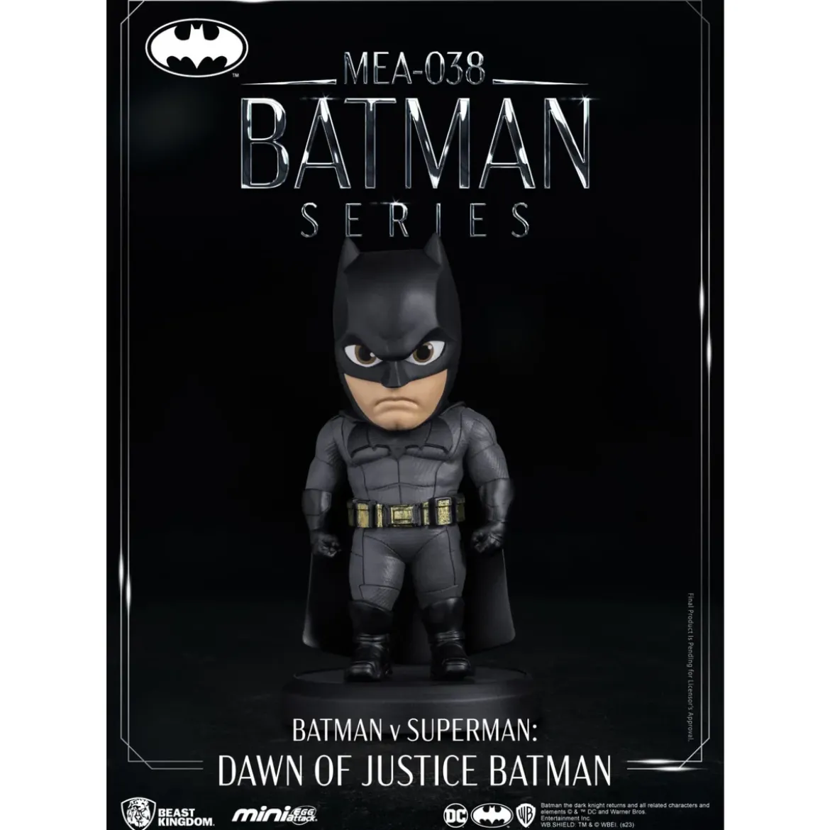 DC Comics Mini Egg Attack Figure Batman v Superman: Dawn of Justice Batman 8 cm