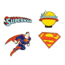 DC Comics Superman 4 Pin Set