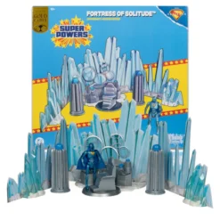 DC Direct Superman Movie Fortress of Solitude with Superman Robot Super Powers Playset (Gold Label)