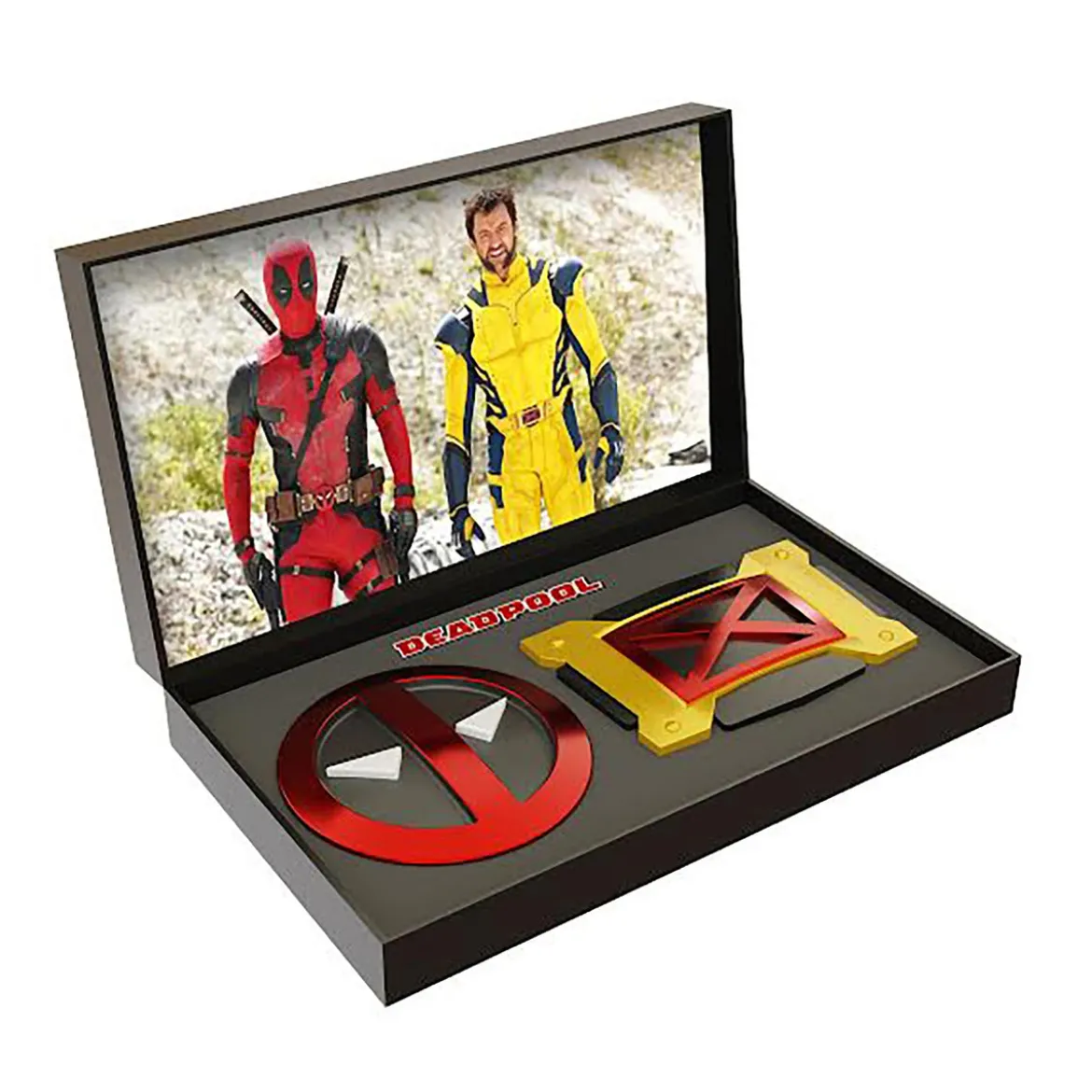 Deadpool and Wolverine Oversized Belt Icons Pin Set