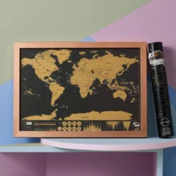 Delux Scratch Map