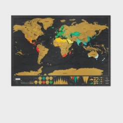 Delux Scratch Map