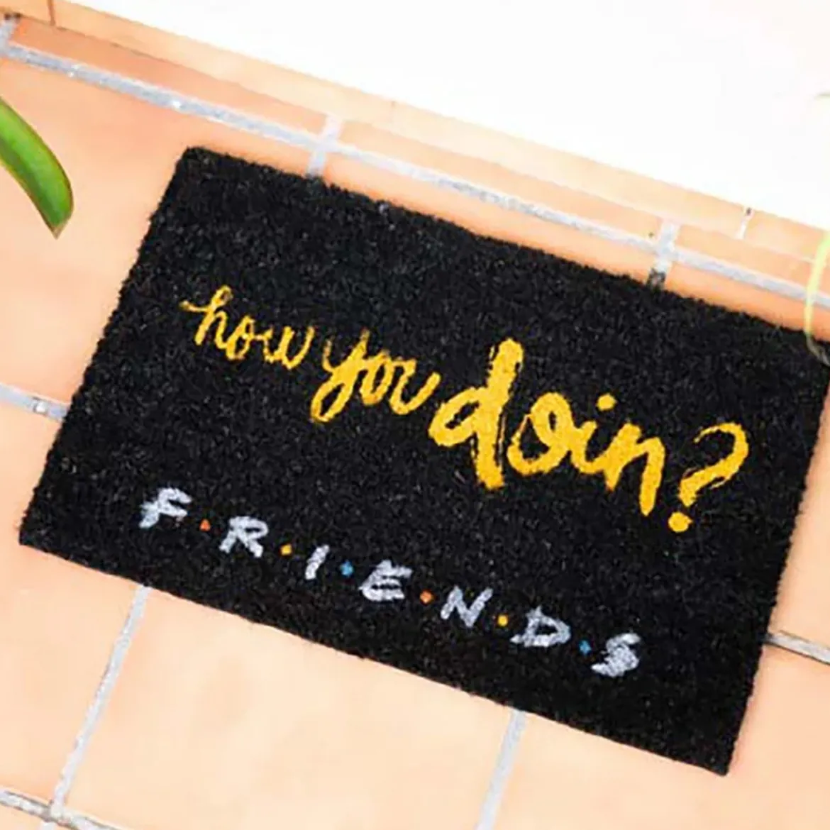 Doormat Friends How You Doin'?