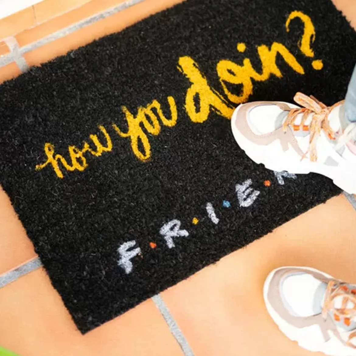 Doormat Friends How You Doin'?