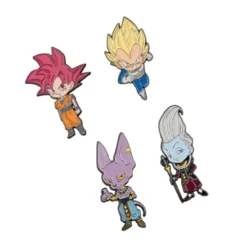 Dragon Ball Super Saga Battle Of Gods 4 Pins Set