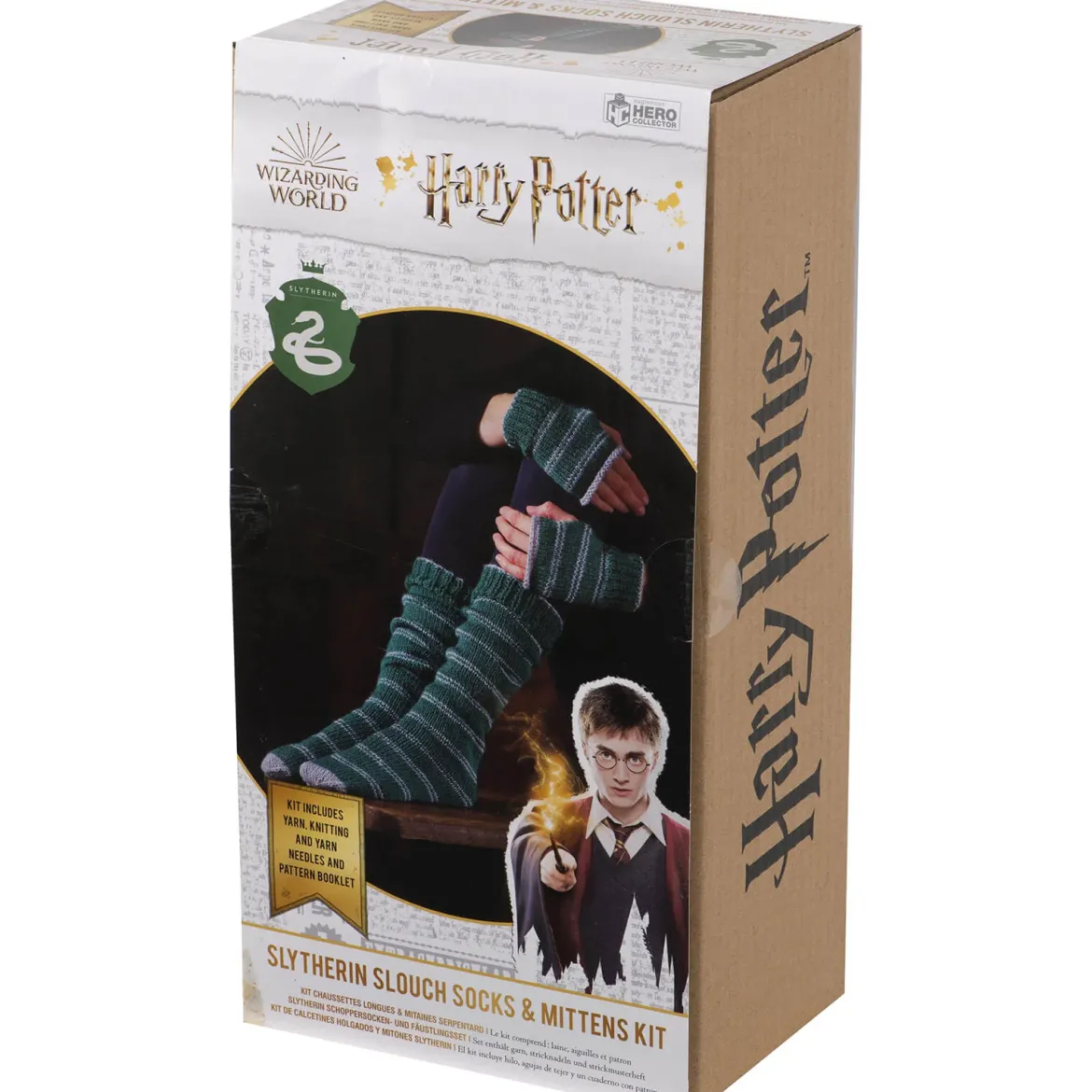 Eaglemoss Harry Potter Slytherin Mittens & Slouch Socks Knit Kit