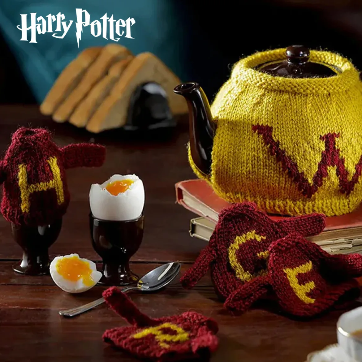 Eaglemoss Harry Potter Weasley Tea & Egg Cosy Knit Kit