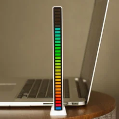 Equaliser Light Bar Multicolour Rechargeable Transform Sound to Light