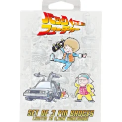 Fanattik Back to the Future Limited Japanese Edition Pin Badge Set