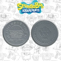 Fanattik SpongeBob SquarePants Krabby Patty Metal Drinks Coasters Set