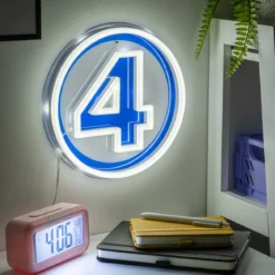 Fantastic Four Fantastic 4 Wall Mountable Led Neon Light