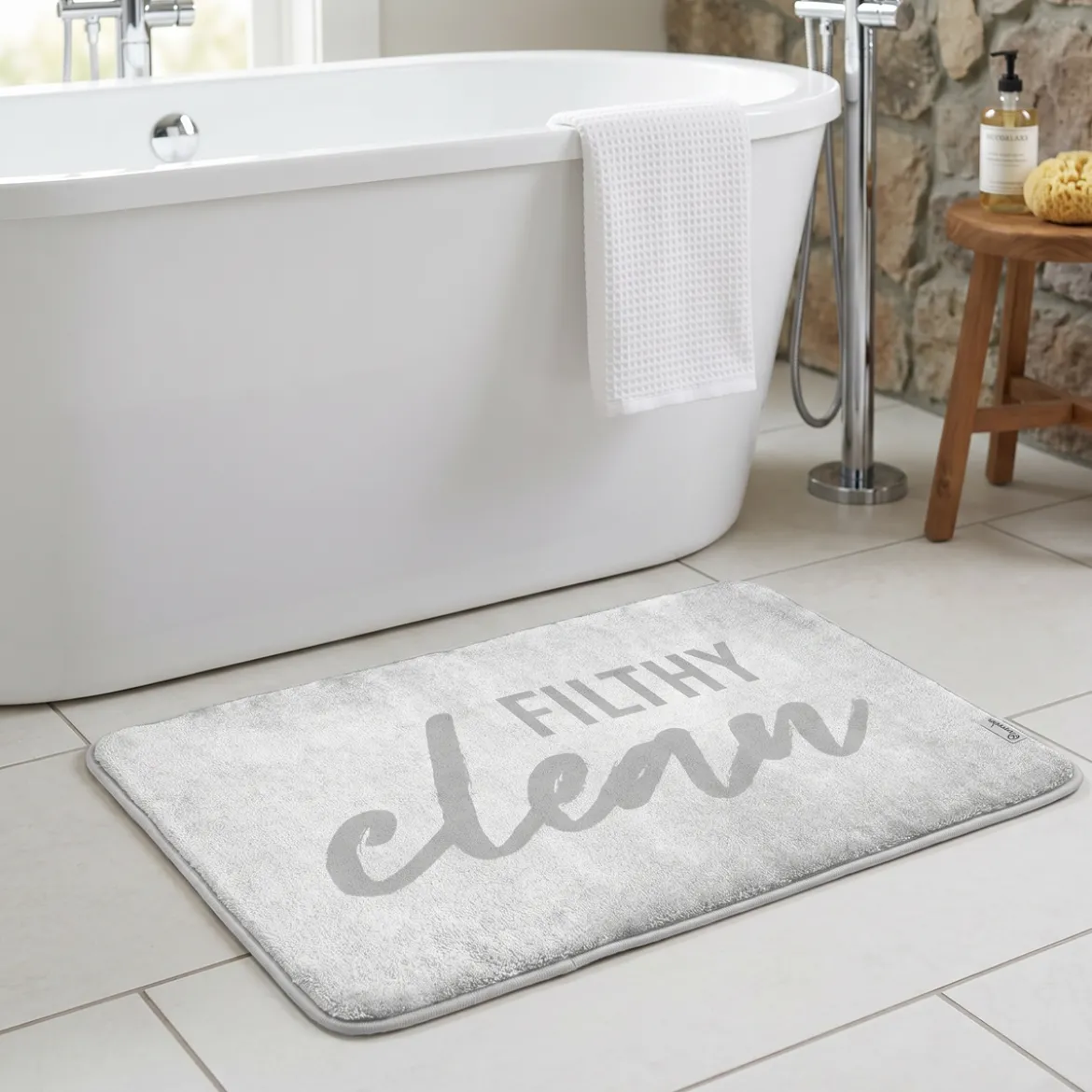 Filthy Clean Bath Mat