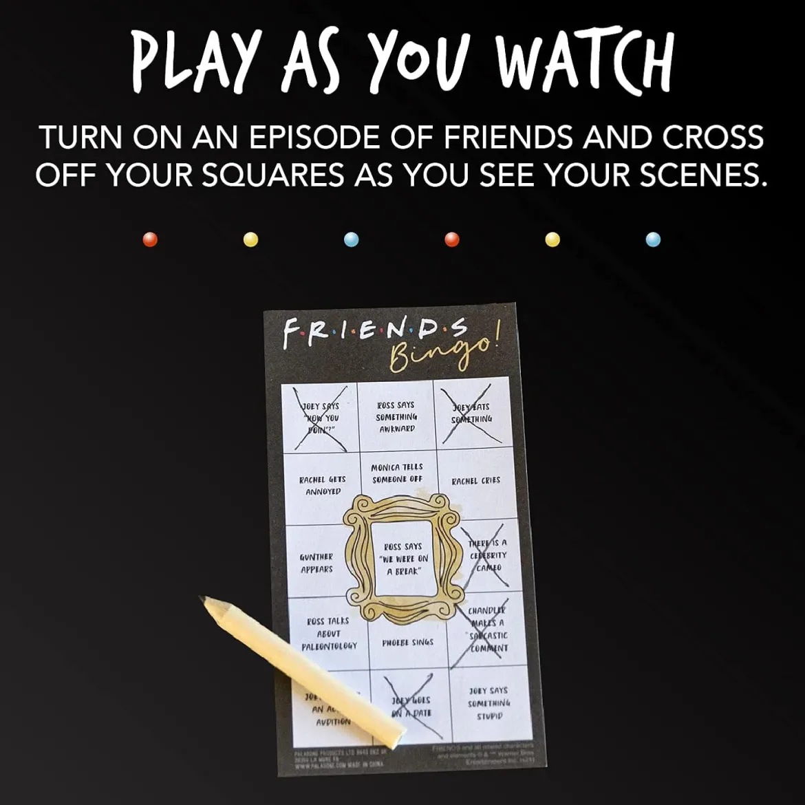 Friends Bingo Game