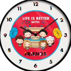 Friends Chibi Clock 10 Inch