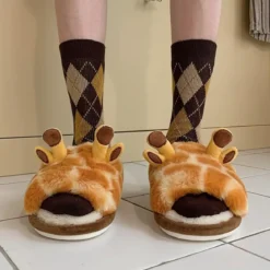 Giraffe Slippers Large