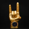 Gold Mini Rock On Headphone Stand