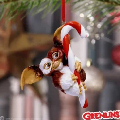 Gremlins Gizmo Candy Cane Hanging Ornament 11cm