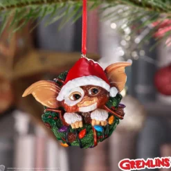 Gremlins Gizmo in Wreath Hanging Ornament 10cm