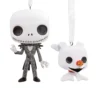Hallmark Funko POP! The Nightmare Before Christmas Ornaments - 2 Pack Jack & Zero