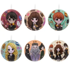 Hallmark Harry Potter Tin Ball Christmas Ornaments, Pack of 12