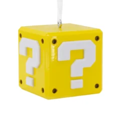 Hallmark Premium Collectable Super Mario - Question Mark ? Block Ornament