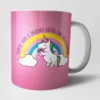 Happier Than A Unicorn Eating Cake Mug