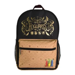 Harry Potter Back to Hogwarts Black Nylon Backpack