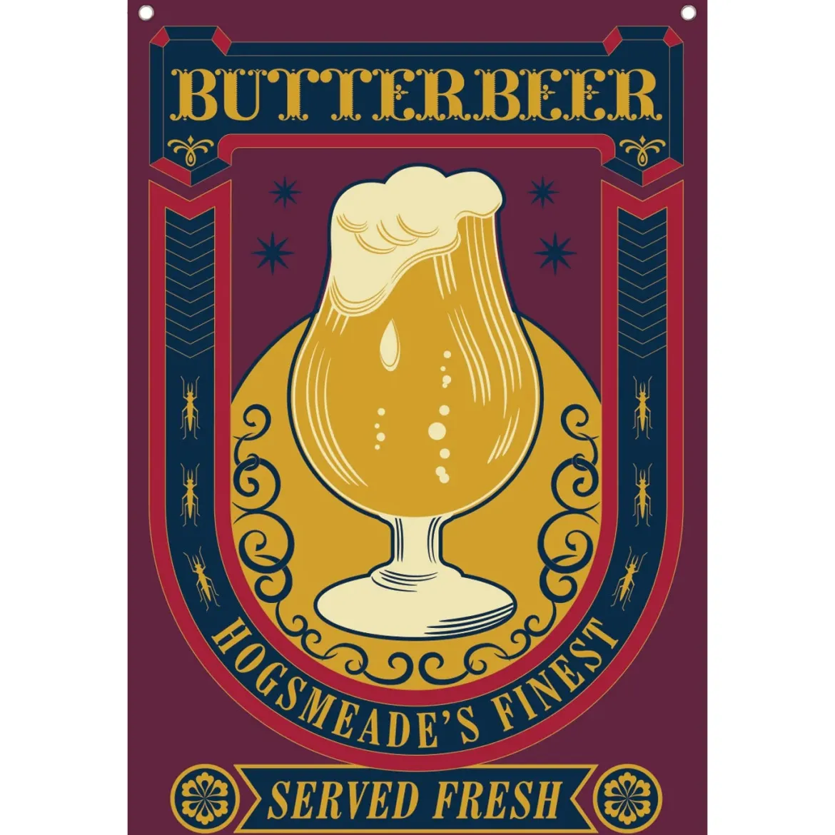Harry Potter Butterbeer Wall Banner