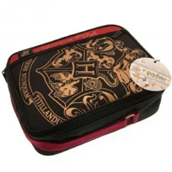 Harry Potter Deluxe 2 Pocket Lunch Bag Black